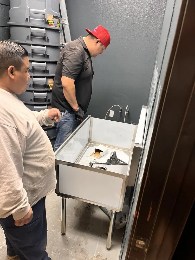 Commercial plumbing and sink installation in Woodmere