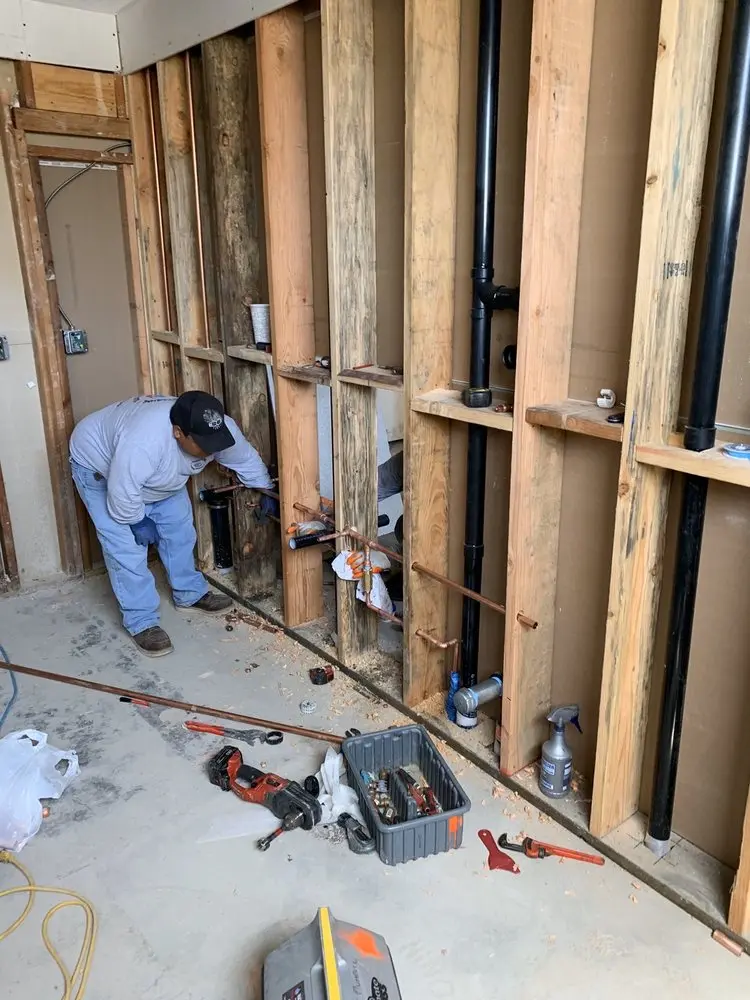 Commercial rough-in plumbing for Water Heater Replacement in Woodmere